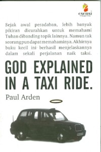 GOD EXPLAINED IN A TAXI RIDE