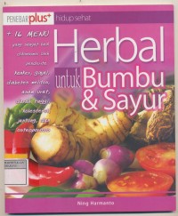 Herbal untuk Bumbu dan Sayur