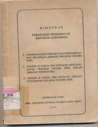 himpunan peraturan republik indonesia