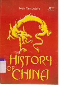 Image of A history of China; Sejarah Cina