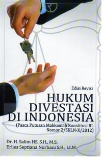 HUKUM DISVESTASI DI INDONESIA