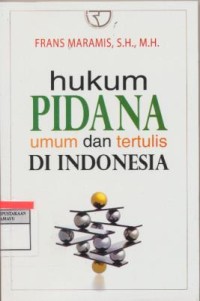 Image of Hukum Pidana Umum dan Tertulis di Indonesia