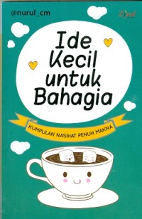 Image of Ide kecil untuk bahagia