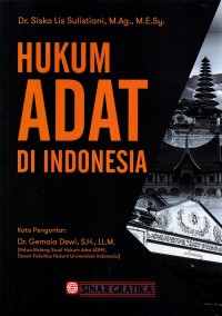 HUKUM ADAT DI INDONESIA