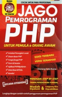 Image of jago Pemrograman PHP untuk pemula & Orang Awam