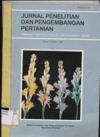 Jurnal penelitian dan pengembnangan pertanian