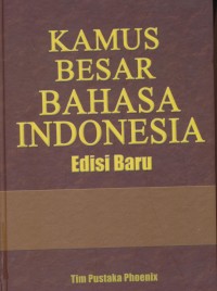 Image of Kamus Besar Bahasa Indonesia edisi baru