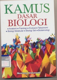 Image of Kamus Dasar Biologi