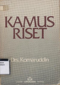 Image of Kamus Riset