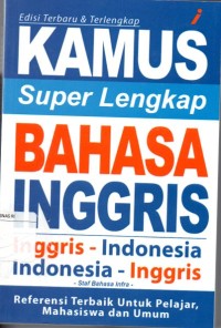 Kamus Super Lengkap Bahasa Inggris