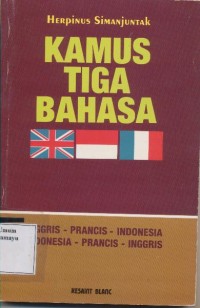 Image of kamus tiga bahasa