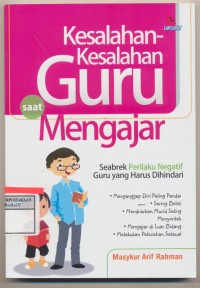 Kesalahan Kesalahan Guru Saat Mengajar