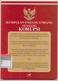 Image of Kumpulan Undang Undang Tentang Korupsi