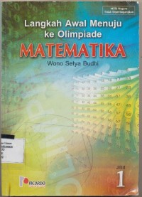 langkah awal menuju olimpiade Matematika