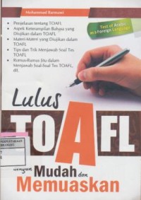 Lulus Toafl dengan Mudah Dan Memuaskan