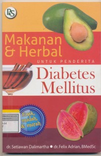 Makanan Dan Herbal Untuk Penderita Diabetes Mellitus