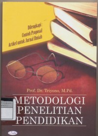 Metodologi Penelitian Pendidikan