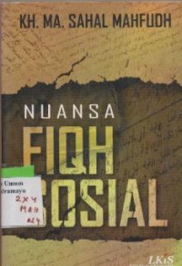 Nuansa Fiqih Sosial