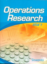 Operations Research : Jilid 1