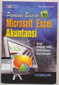Image of PANDUAN BELAJAR MICROSOFT EXCEL AKUNTANSI