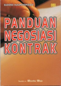 Panduan Negosiasi Kontrak