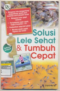 Image of SOLUSI LELE SEHAT DAN TUMBUH CEPAT