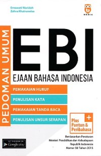 Image of Pedoman Umum EBI Ejaan Bahasa Indonesia