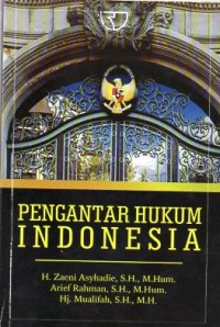 Image of PENGANTAR HUKUM INDONESIA