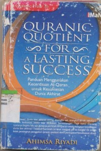 Image of QURANIC QUETIENT FOR A LASTING SUCCESS