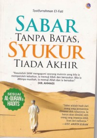 Image of Sabar Tanpa Batas, Syukur Tiaa Akhir