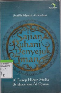 SAJIAN RUHANI PENYEJUK IMAN