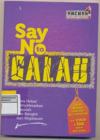 Image of Say No to Galau