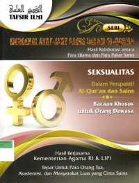 Seksualitas: dalam presfektif al-quran dan sains