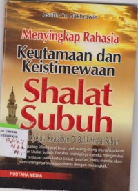 Menyingkap Rahasia Shalat Subuh