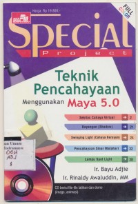 Teknik Pencahayaab menggunakan Maya 5.0