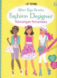 Image of Stiker Baju Boneka Fashion Designer Rancangan Pertamaku
