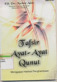 TAFSIR AYAT-AYAT QUNUT