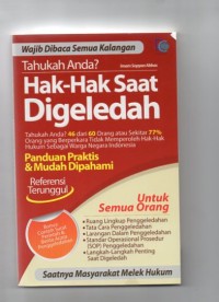Image of Tahukah Anda? Hak-Hak Saat digledah