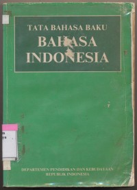 Tata Bahasa Baku Bahasa Indonesia