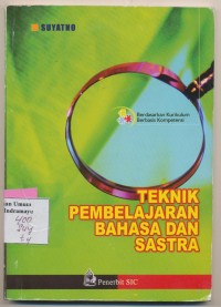 Teknik pemblajaran bahasa dan sastra