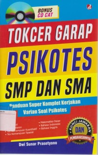 Image of Tocker Garap Psikotes SMP dan SMA : Panduan Super Komplet Kerjakan Varian Soal Psikotes